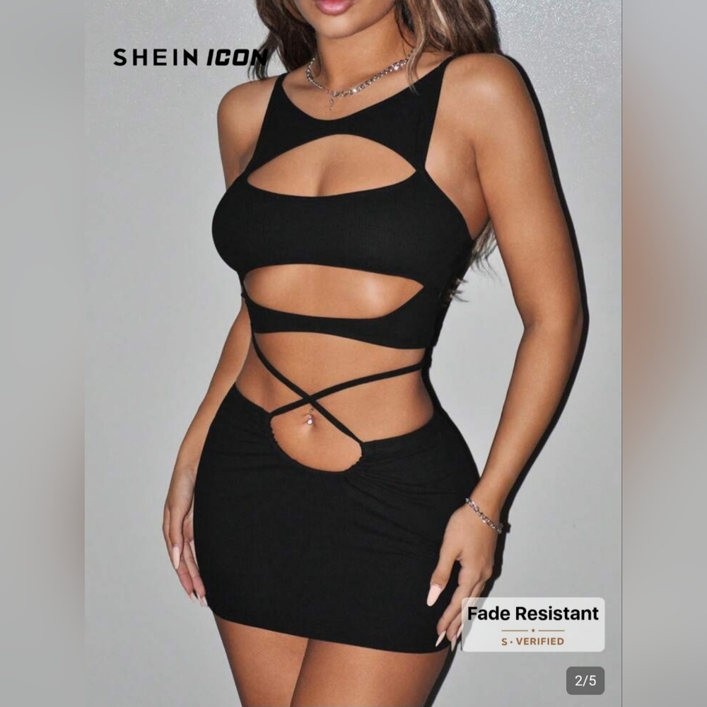 Red Sleeveless Crop Top & Mini Skirt Set